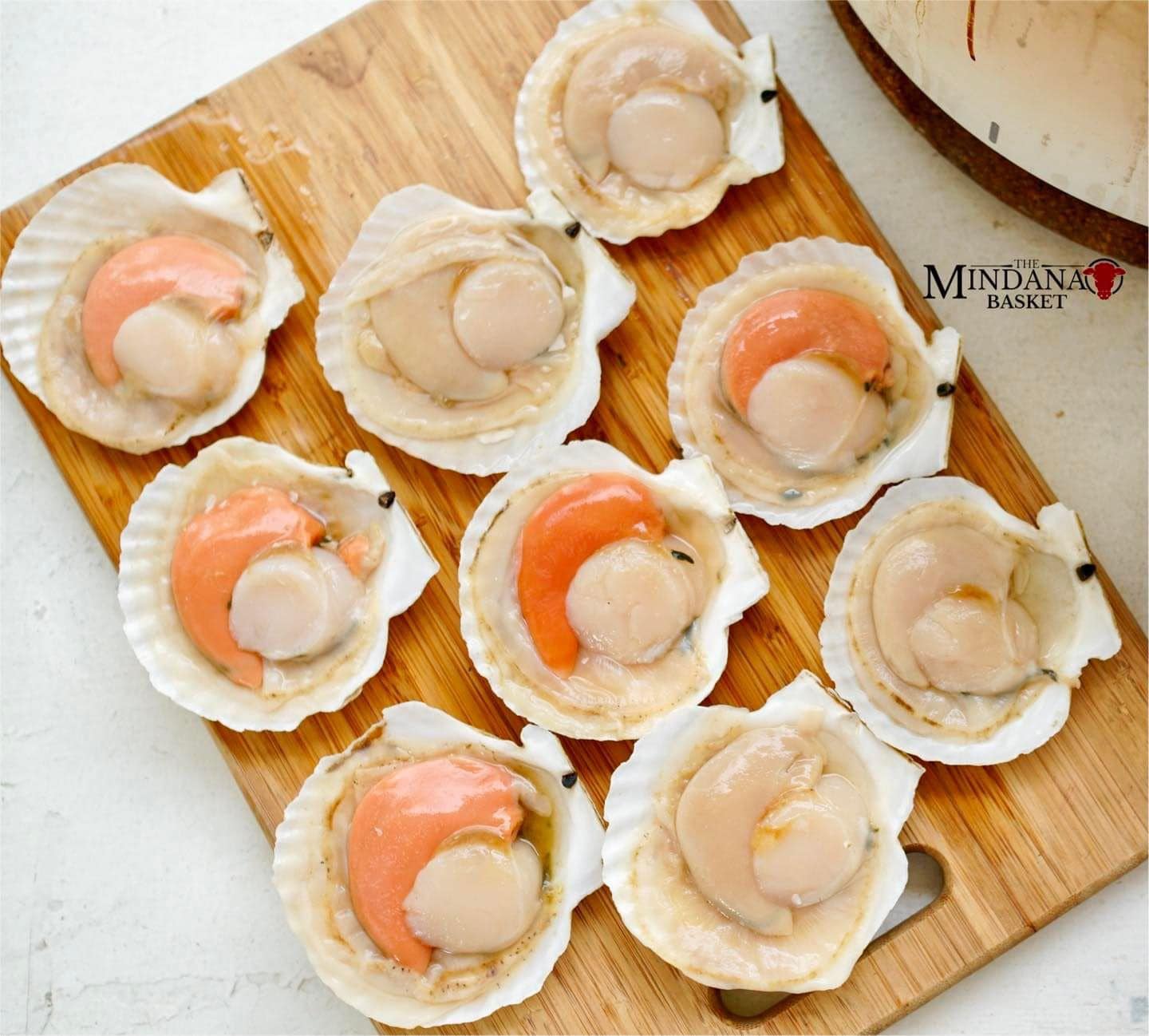 Japanese Giant Scallops Half Shell 1 kg