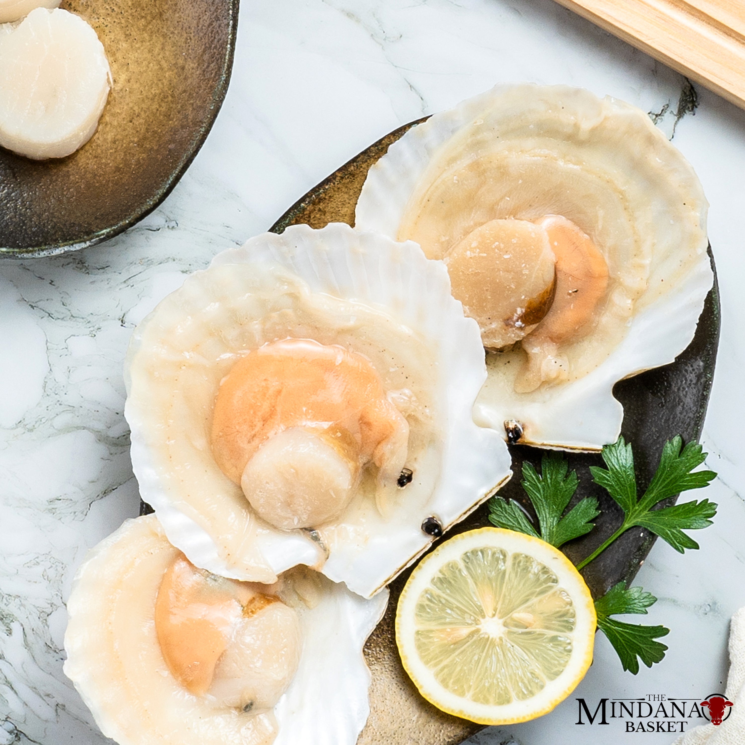 Japanese Giant Scallops Half Shell 1 kg