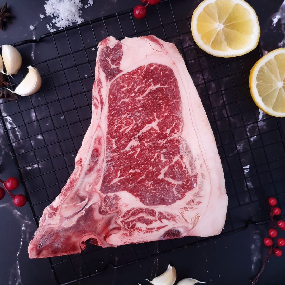 USDA Black Angus T-Bone 500g-550g